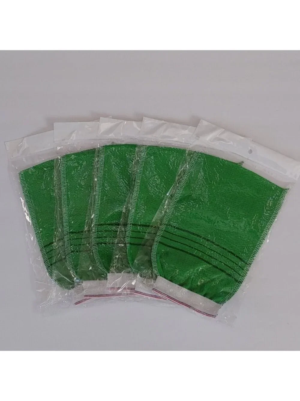 Pack of 5 Korean Italy Exfoliating Mitten Towel